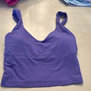 lululemon athletica align Purple Crop Top